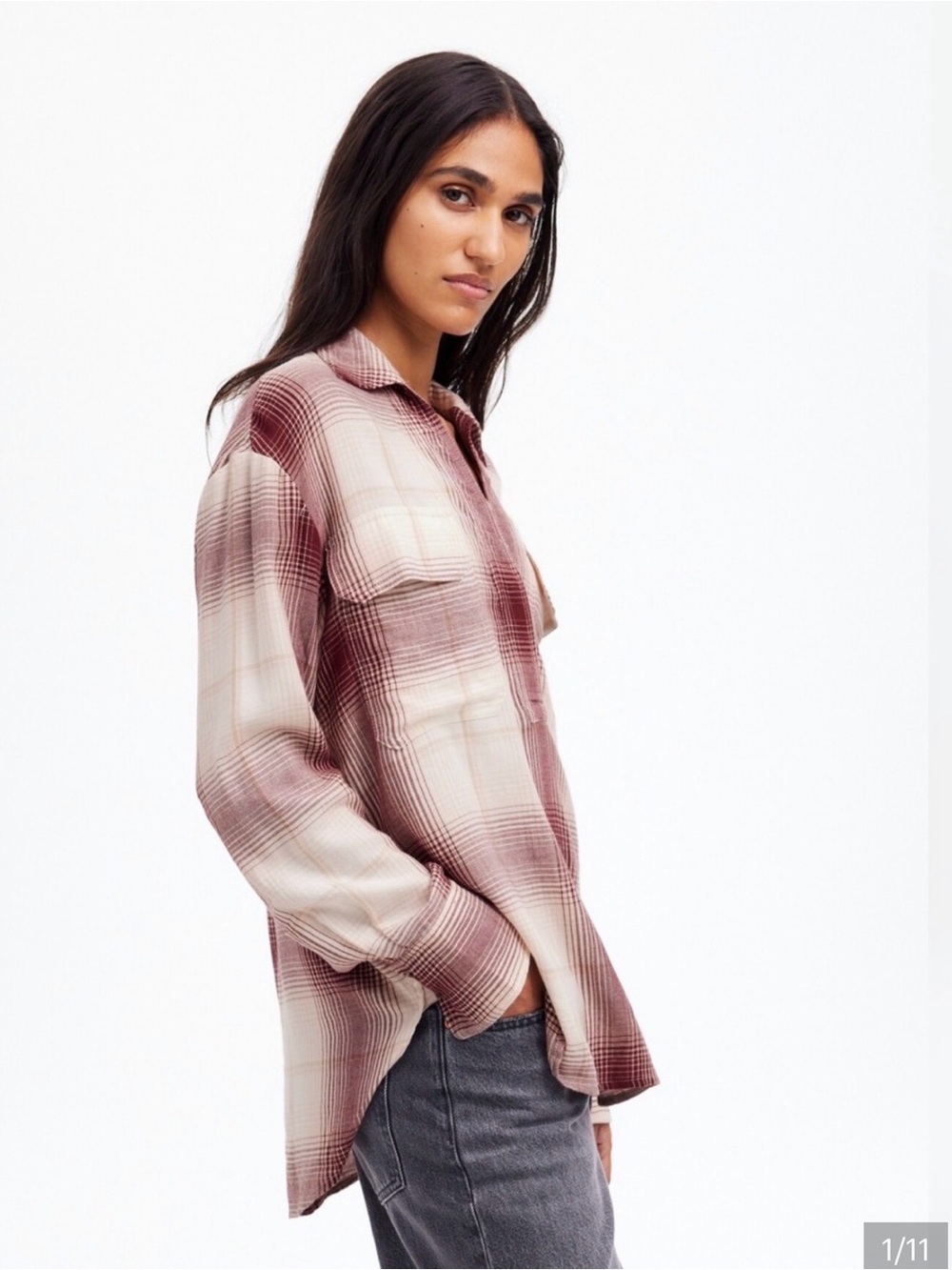NWT! Madewell Plaid Button Shirt